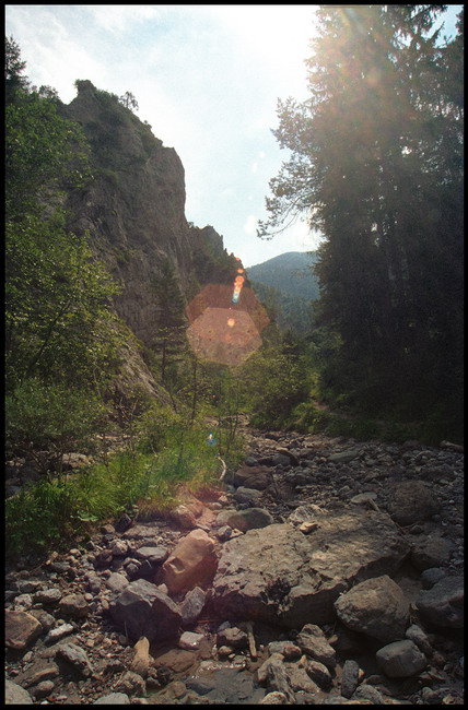 ... Gaislochklamm ohne Wasser ...