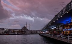 Galata bridge and New Mosque