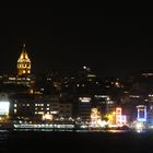 Galata Turm bei Nacht