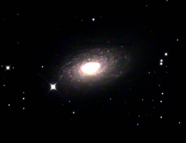 Galaxie M 63 (NGC 5055) in den Jagdhunden am 2.2.2006