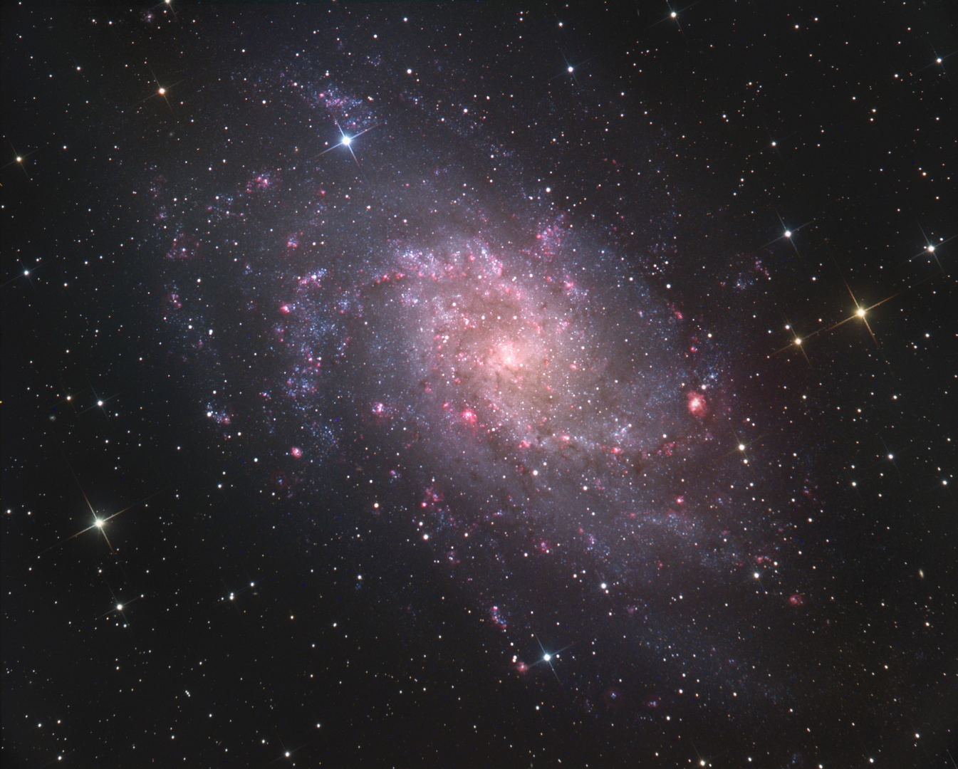 Galaxie M33 im Sternbild Triangulum