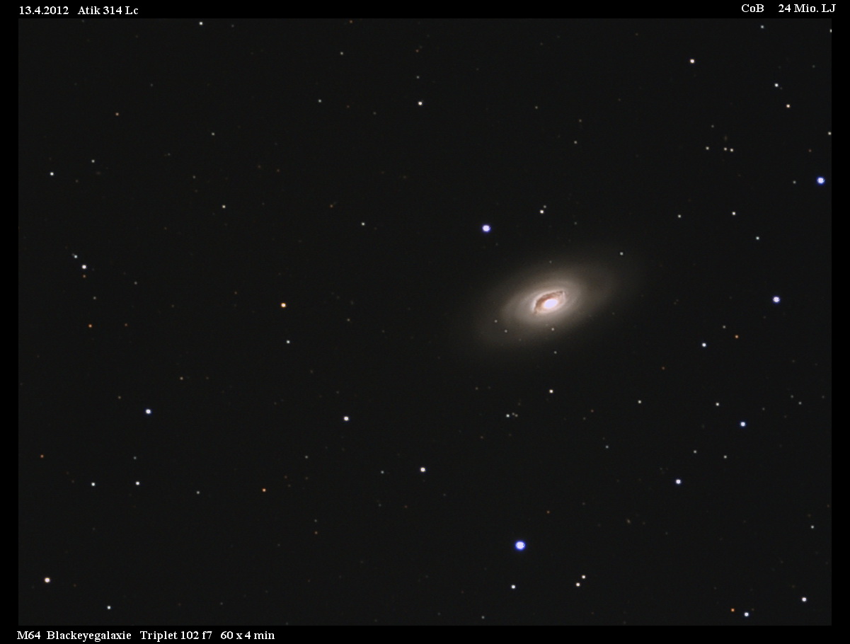 Galaxie mit dem schwarzen Auge