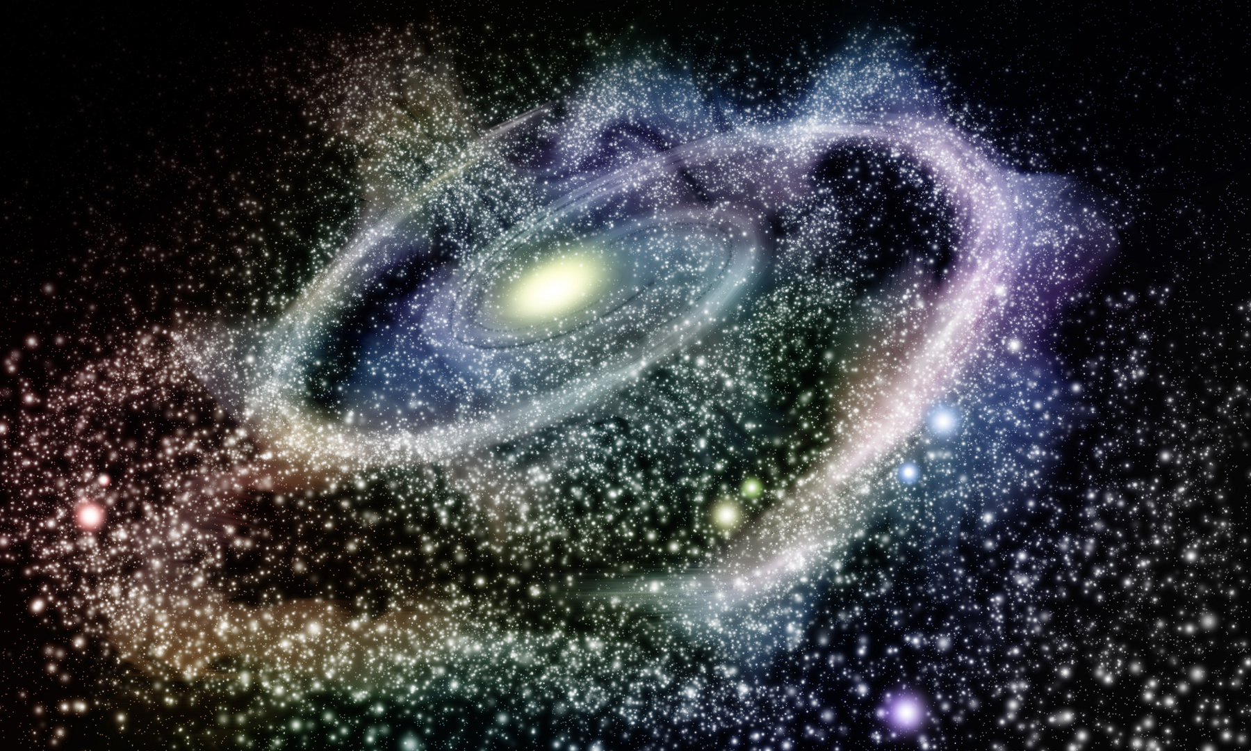Galaxie mit Tutorial Foto & Bild | astrofotografie, himmel & universum
