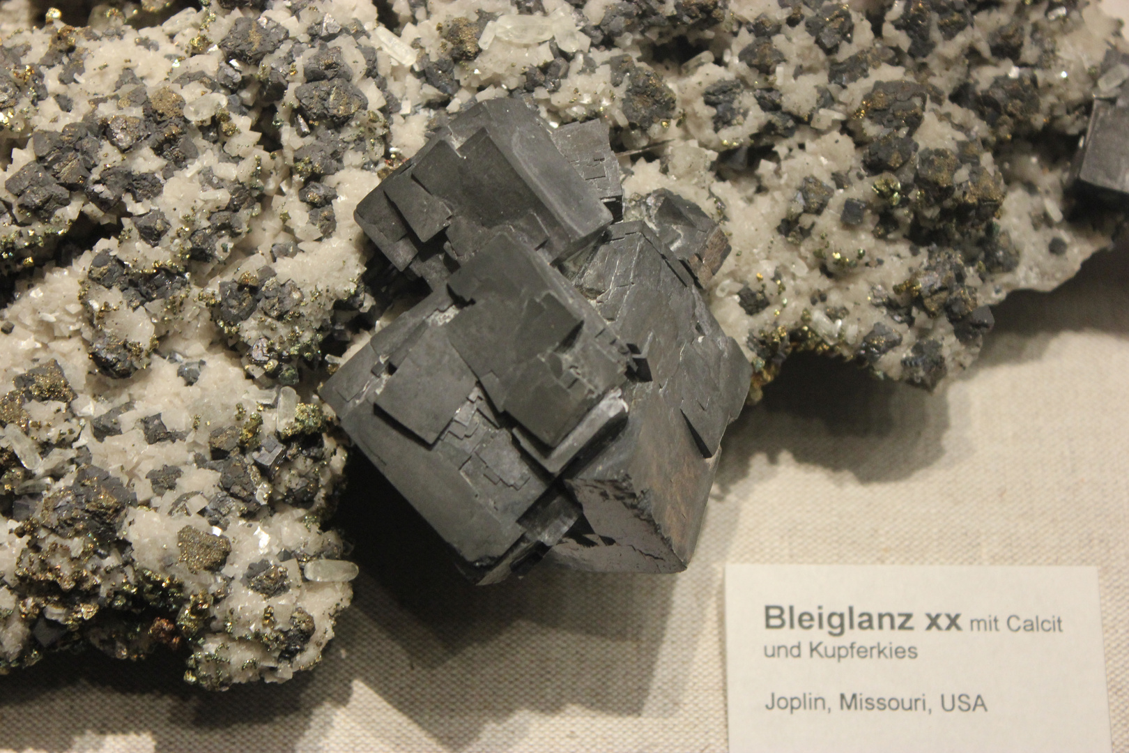 Galena @ Mineralogisches Museum Hamburg