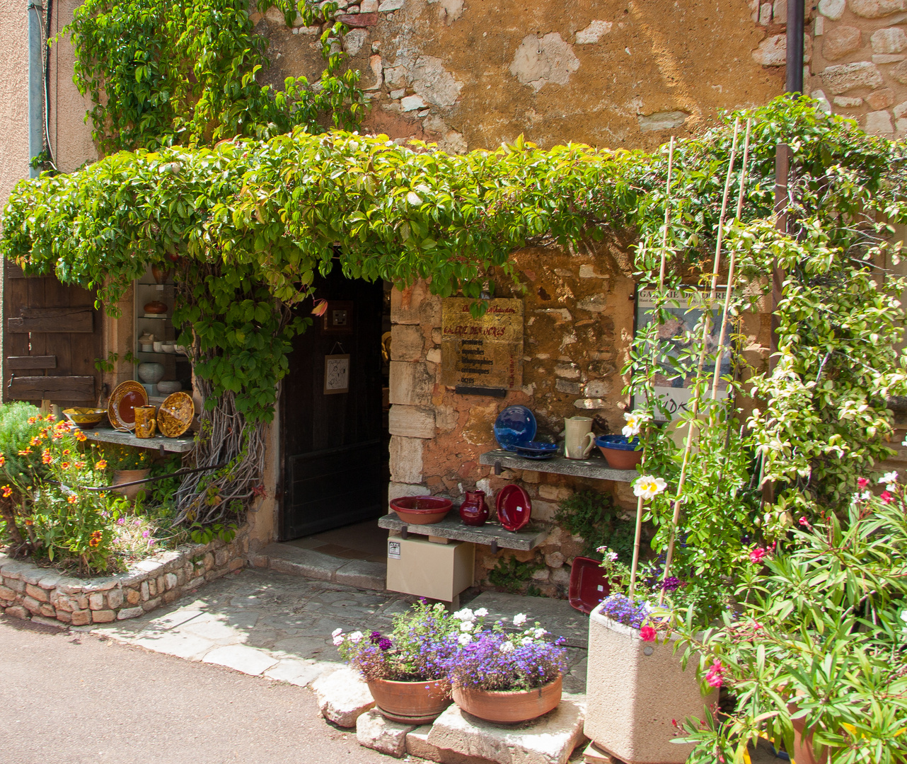 Galerie des Ocres, Roussillon (Luberon, Fra)