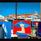 Galerie im Hafen von St.Tropez