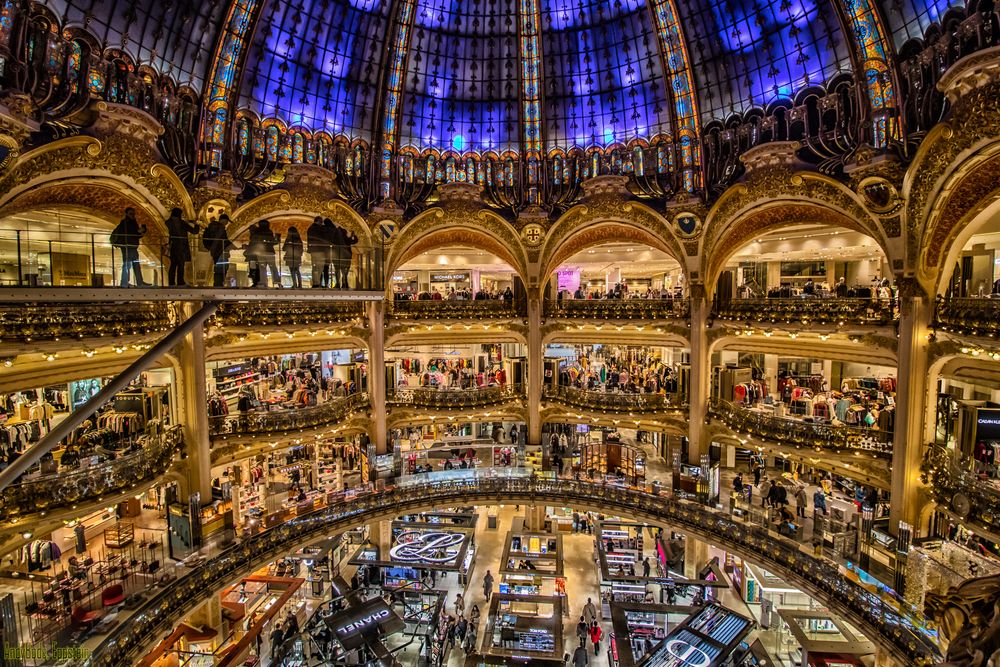 Galerie Lafayette Foto & Bild | architektur, europe, france Bilder auf ...