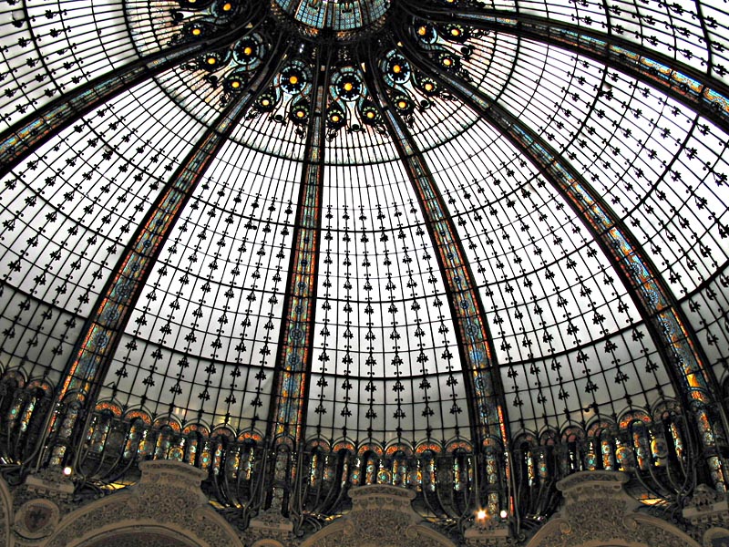 Galerie Lafayette, Kuppel