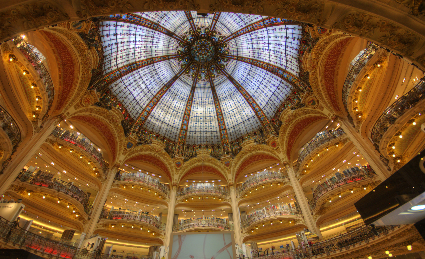 Galeries Lafayette Foto Bild Europe France Paris