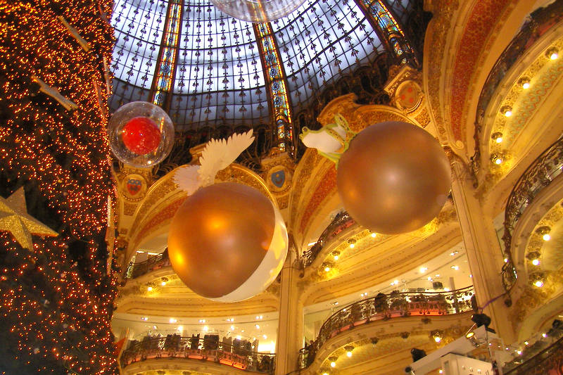 Galeries Lafayette Paris Weihnachten 2006