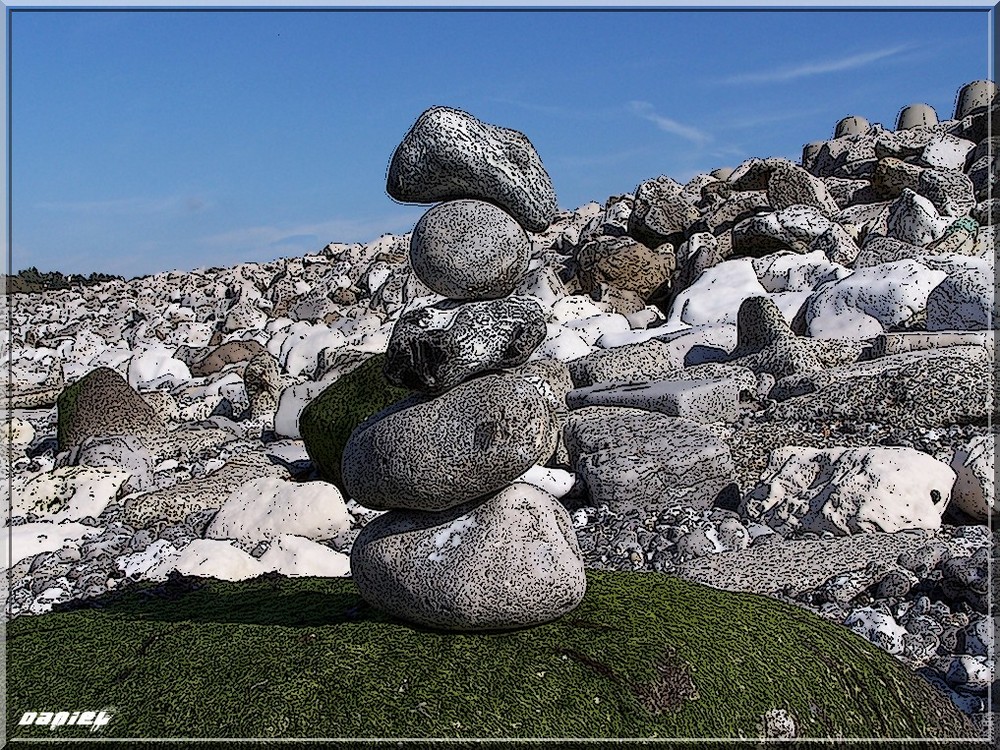 Galets a Criel sur Mer: