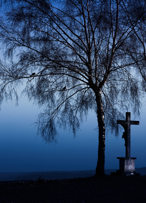 Galgenvögel zu blauen Stunde