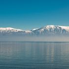 Galicica mountain view from lake Ohrid