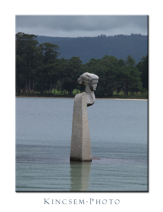 Galizien, ein Denkmal für die Frauen der Fischer