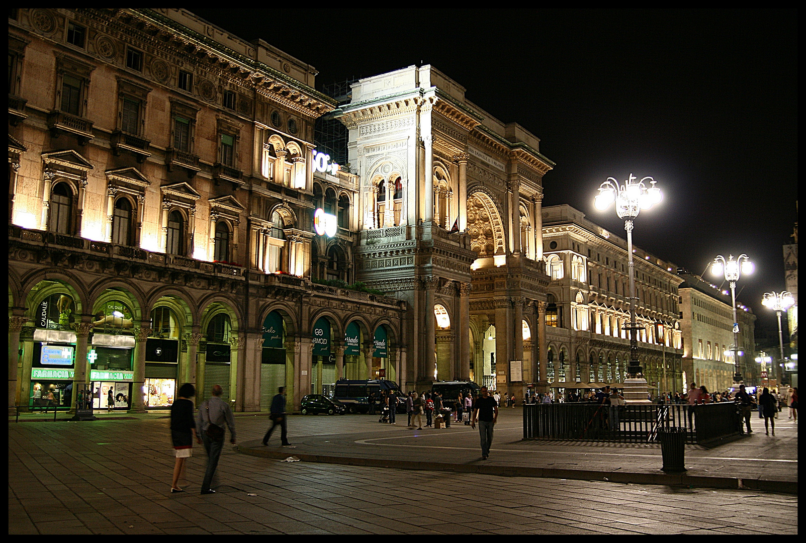 Galleria Vittorio Emanuele bei Nacht