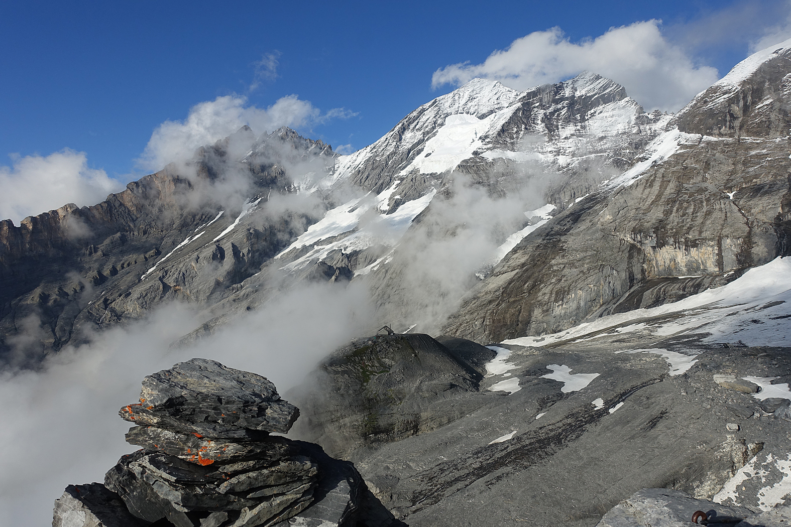 Galletgrat am Doldenhorn - Abstieg