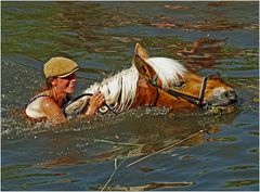 Galop à l'eau