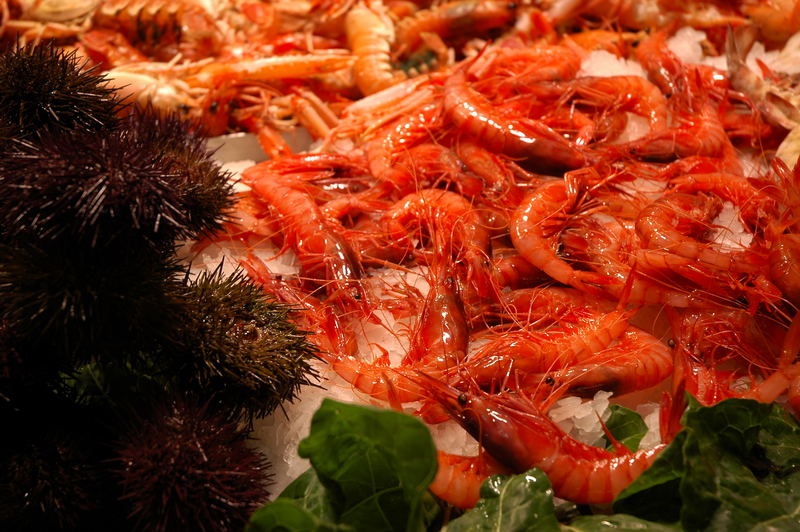 Gambas en la Boquería - BCN