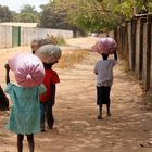 Gambia bambini al lavoro