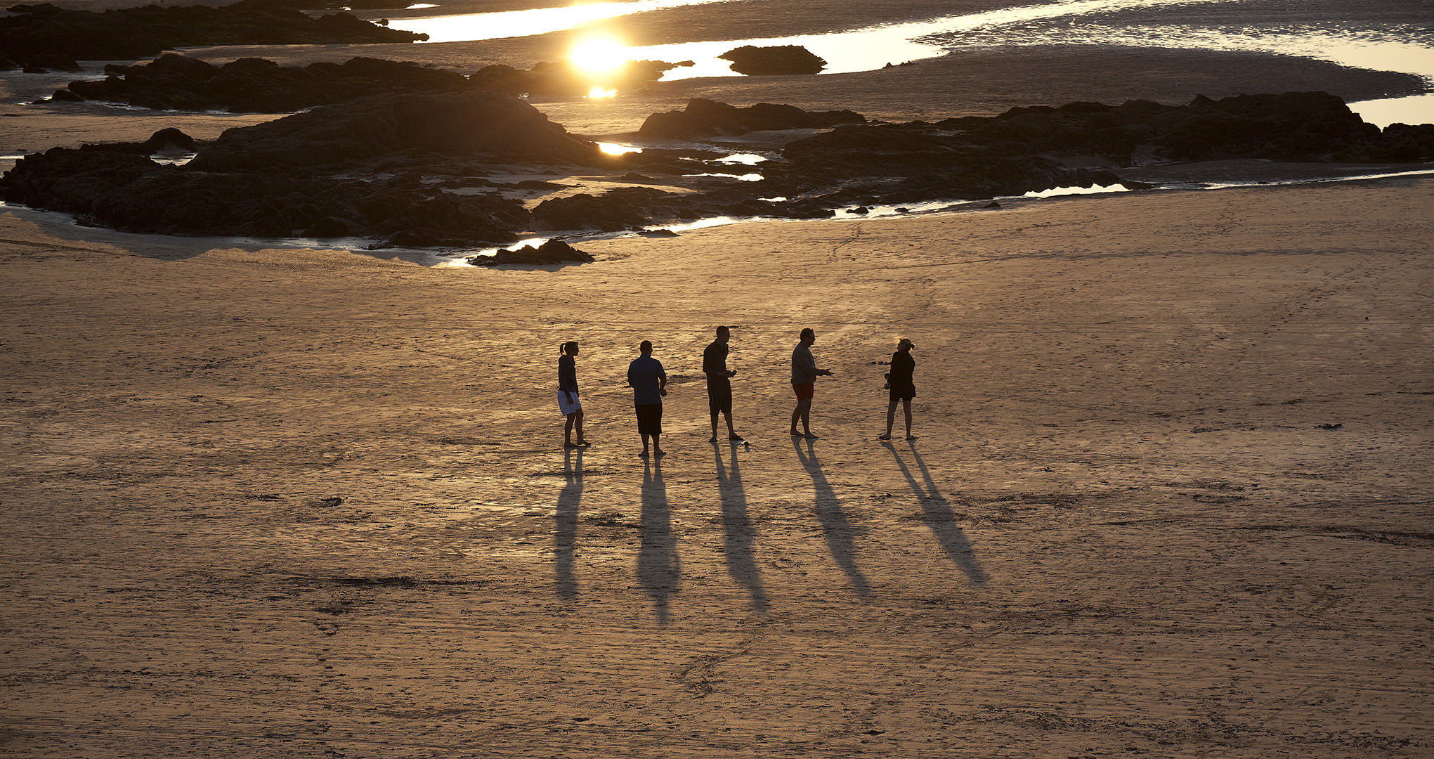 Game at the beach