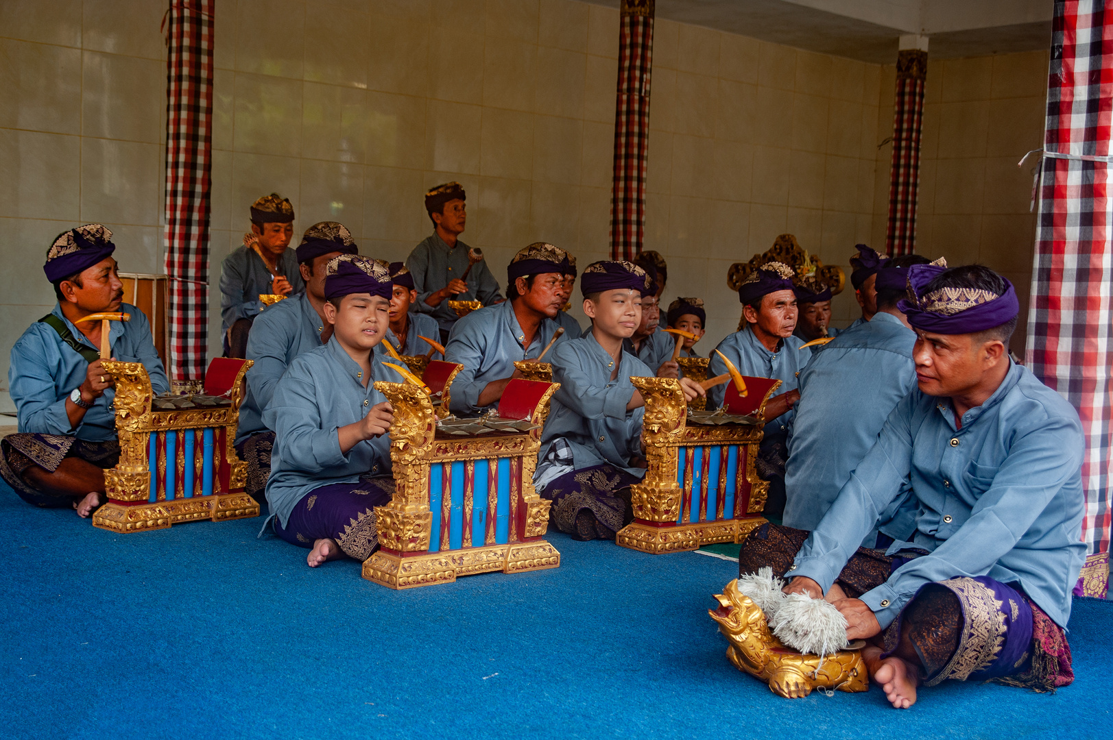 Gamelan in Pura Dalem Penataran