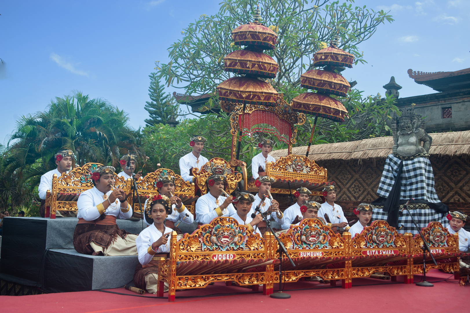Gamelan orchestra at the festival