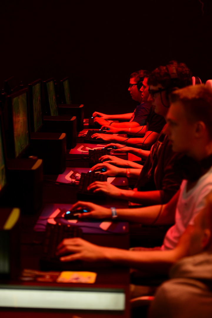 Gamescom 2014 - hard concentration