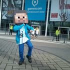 Gamescom 2014 - Minecraft-Steve have fun