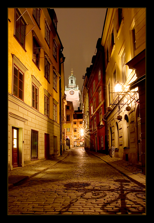 Gamla Stan at night