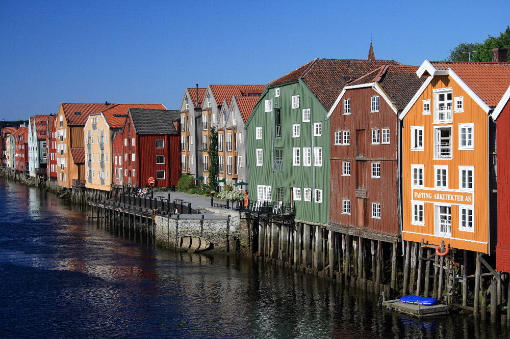 Gamle by bro - Alte Stadtbrücke von Trondheim