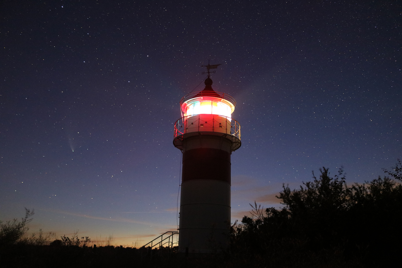 Gammel Pol bei Nacht