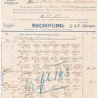 G.&amp;E. Häusgen Ohligs bei Solingen, Rechnung 7.Aug.1901