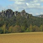 Gamrig,Bastei und Gaststätte auf dem Rauenstein in der Sächsischen Schwez...