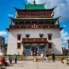 Gandantegchinlen Monastery in Ulaan Baatar