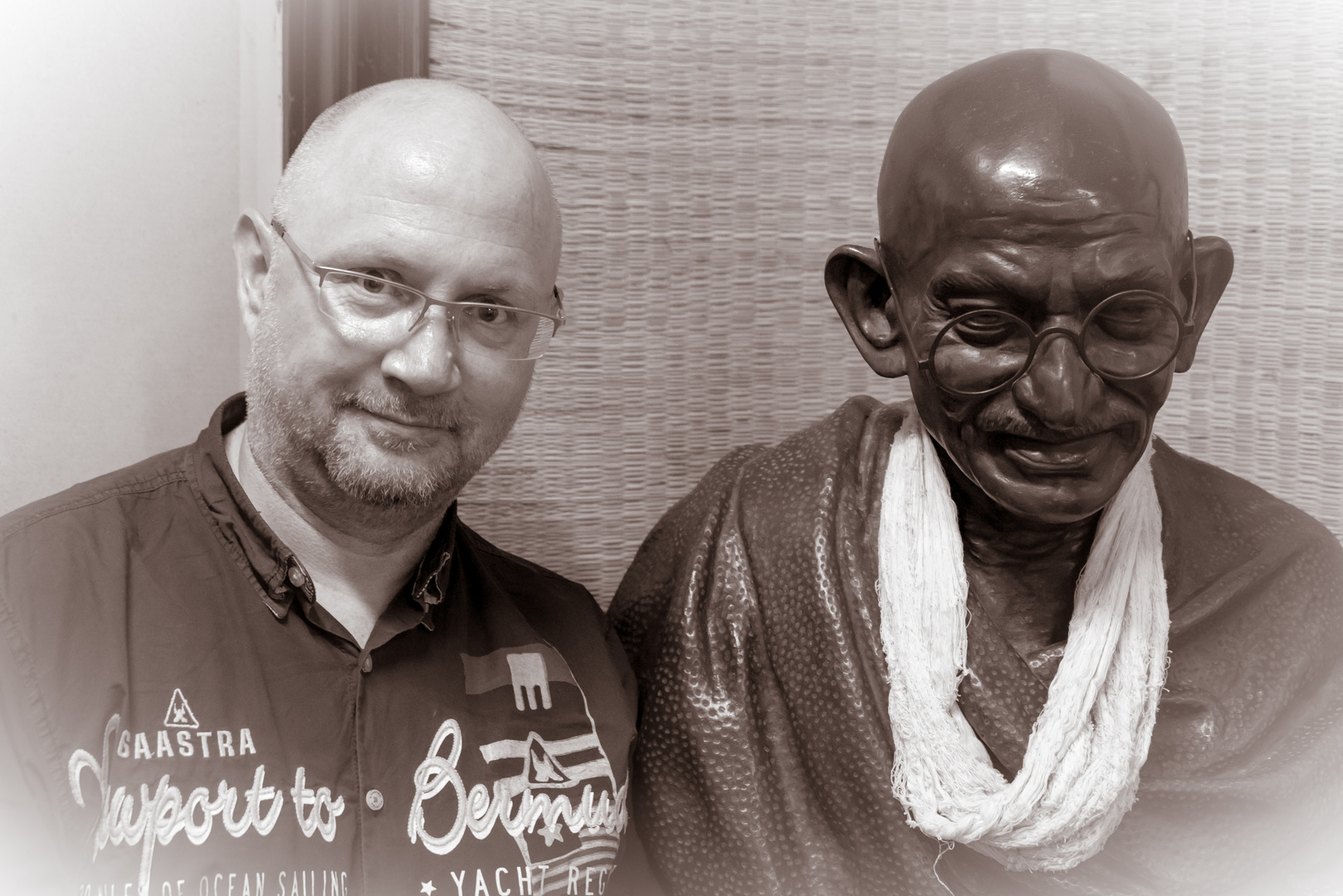 Gandhi and me ;-)