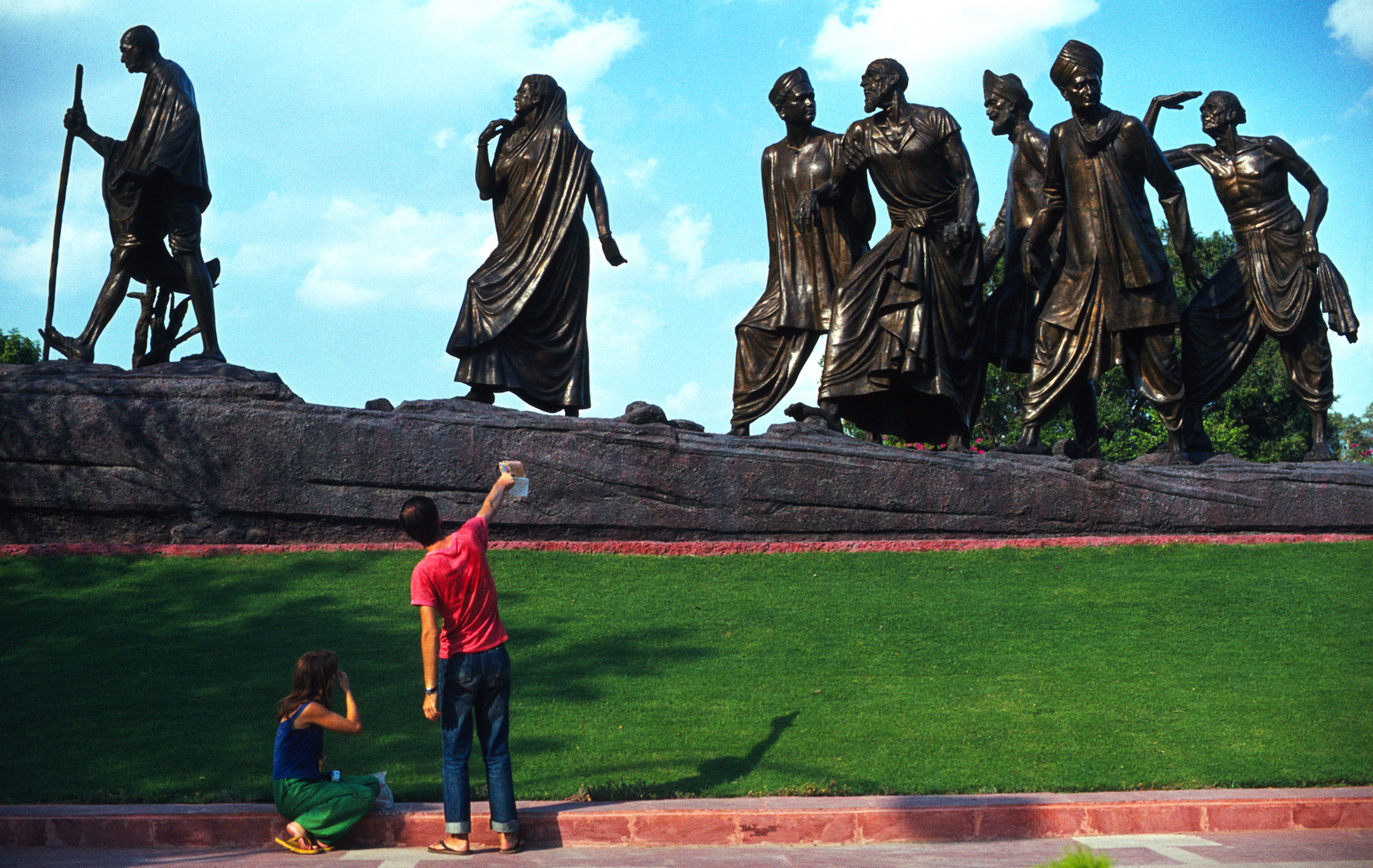 Gandhi-Denkmal in Delhi