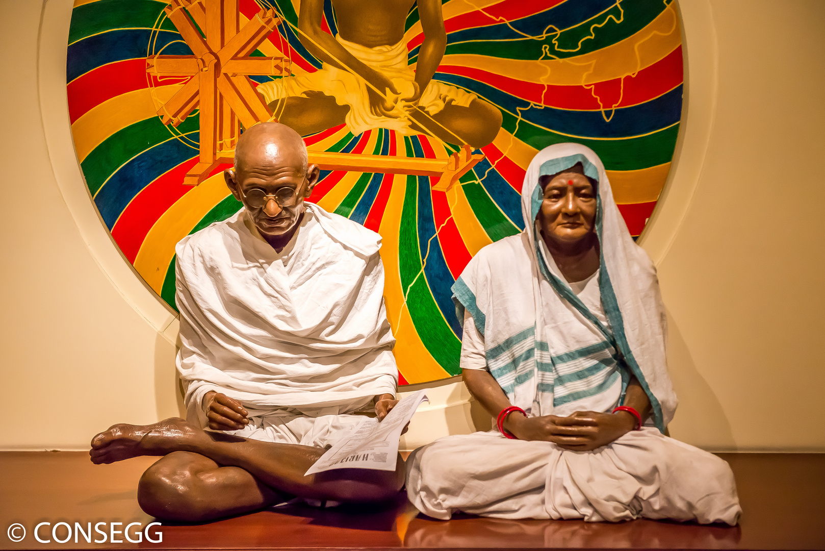 Gandhi Und Frau Foto Bild Asia India South Asia Bilder Auf Fotocommunity