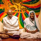 Gandhi und Frau