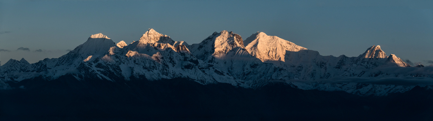 Ganesh Himal am frühen Morgen