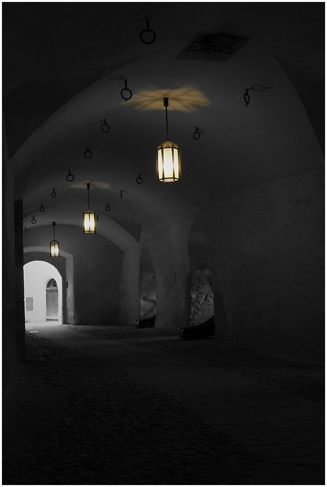 Gang der Festung Hohensalzburg