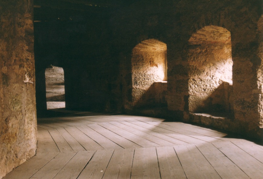 Gang in der Stadtmauer von Rothenburg o. d. Tauber - unbearbeitet