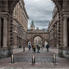 Gang zum Innenhof des Reichstagsgebäudes