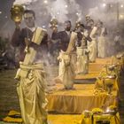 Ganga Aarti während der Kumbh Mela 2013