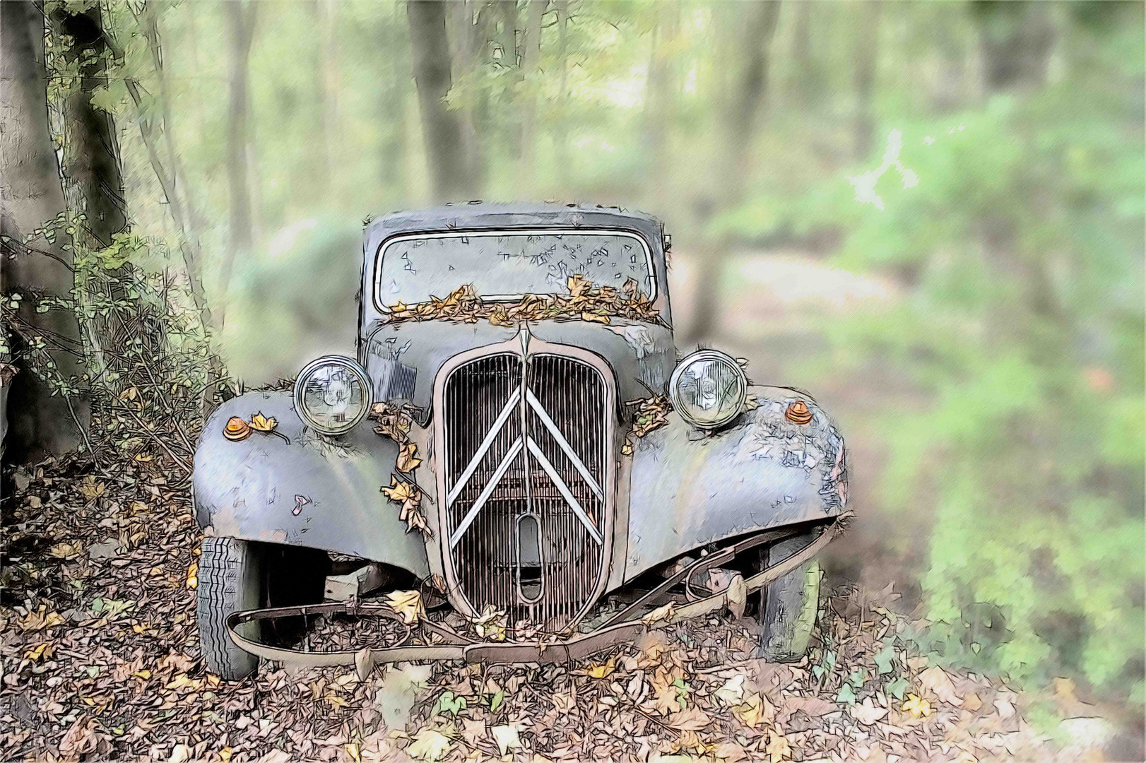 Gangster Citroen 11CV