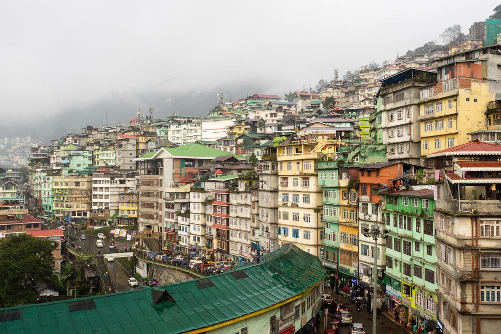 Gangtok - Stadt am Steilhang