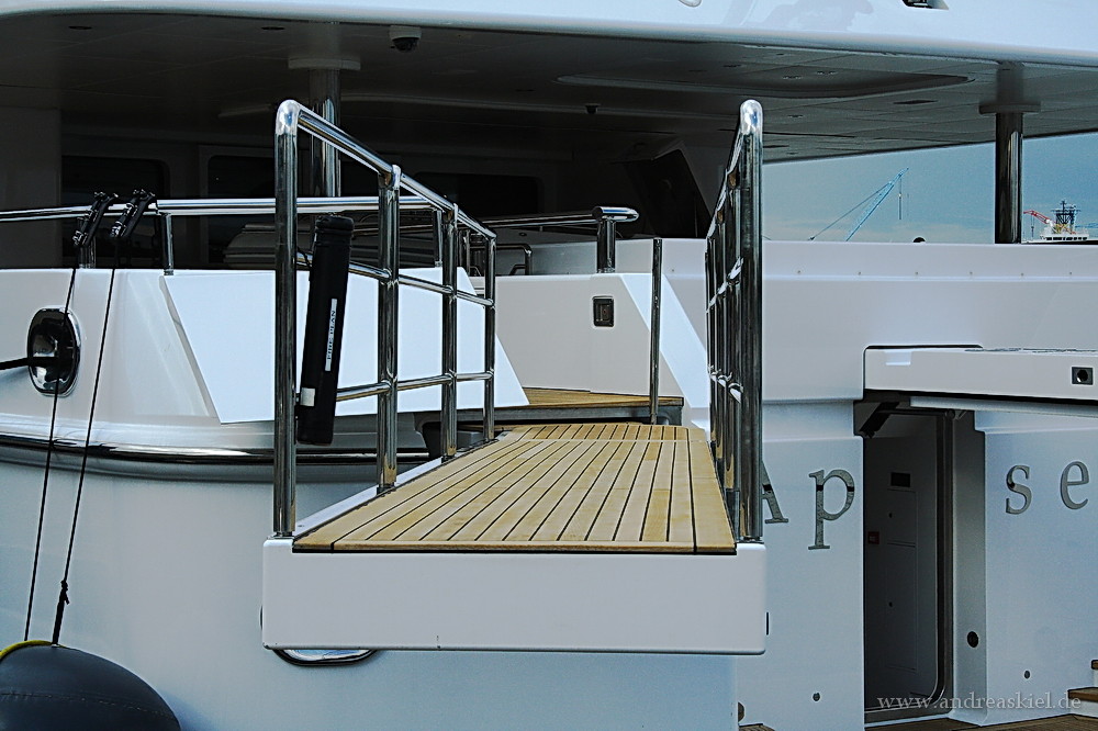 Gangway in den Luxus