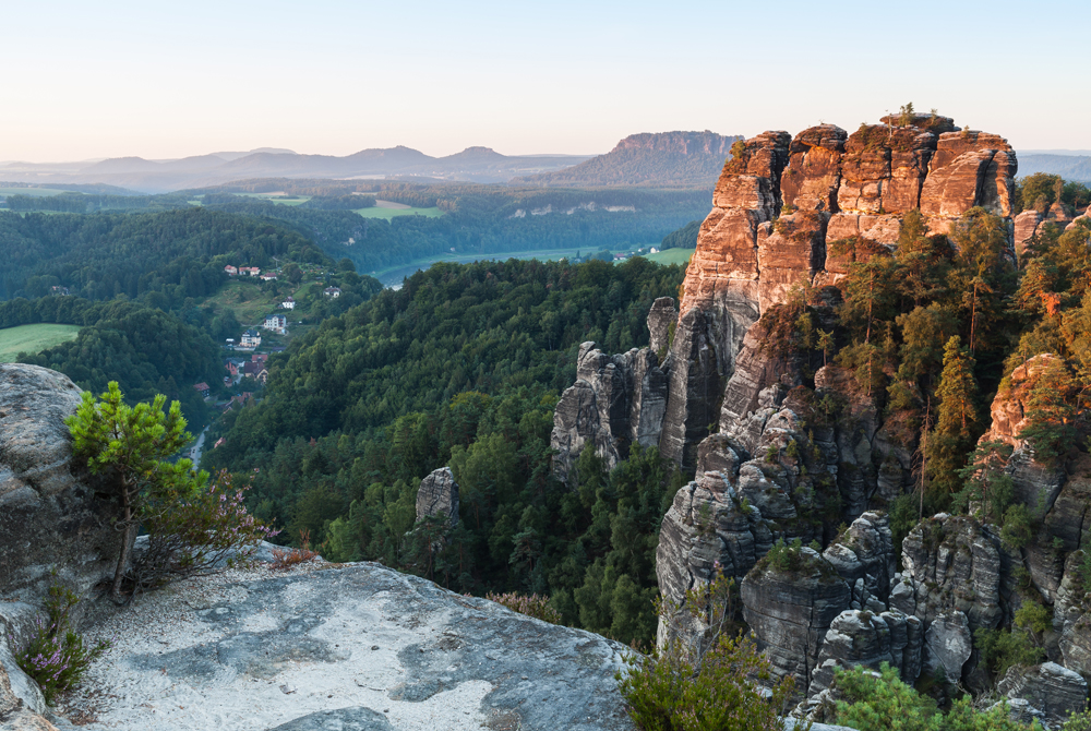 Gansfelsen im Morgenlicht