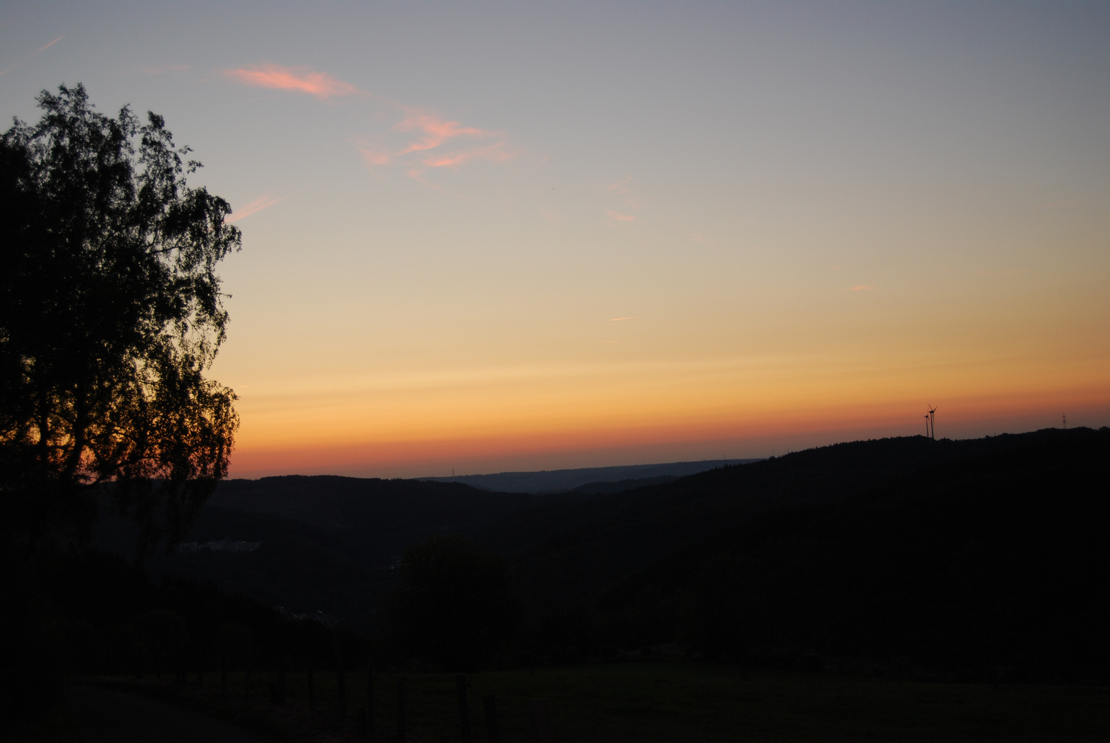 ganz einfach Sonnenuntergang