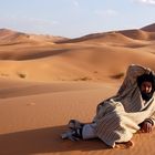 Ganz entspannt in den Sanddünen von Erg Chebbi