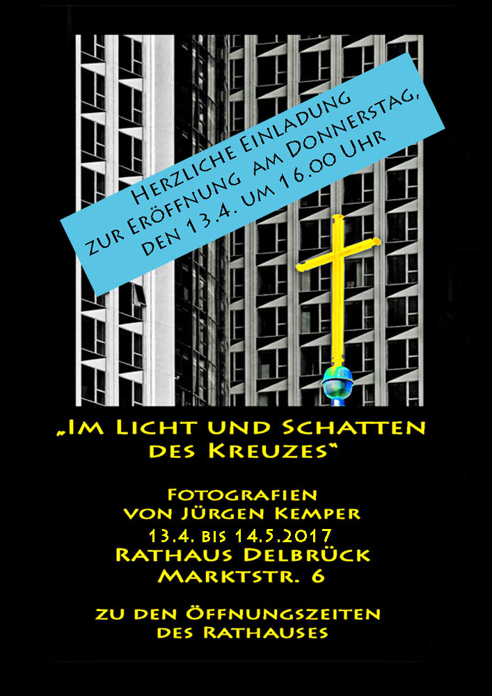 Ganz herzliche Einladung zur Ausstellungseröffnung am Donnerstag, den 13.4.2017 um 16.00 Uhr 